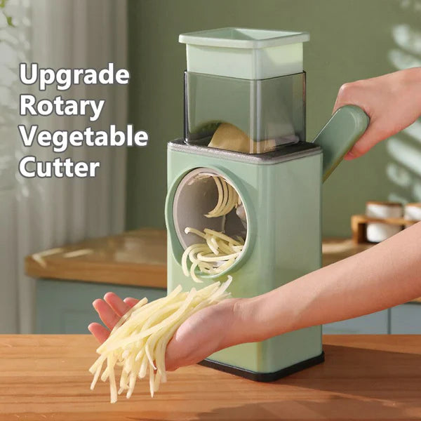 3 In 1 Manual Vegetable Slicer Rotary Cheese Grater Shredder