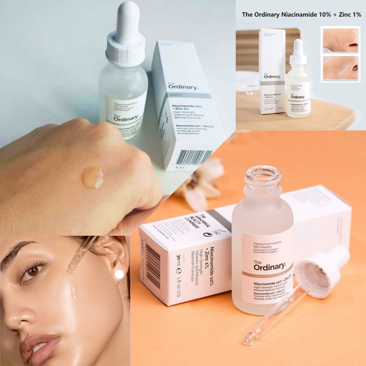 The Ordinary Niacinamide 10% + Zinc 1% Face Serum Canada Imported